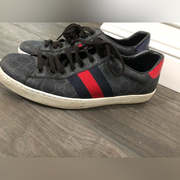 Men’s gently loved Gucci sneakers. Awesome colors 🩵 - Picture 10 of 10